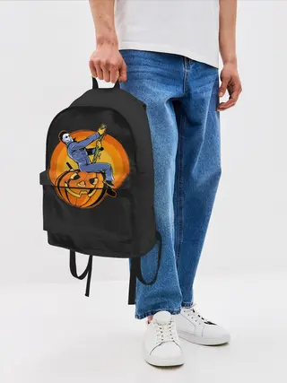 Рюкзак джинсовый / Тыква-шар. Майкл