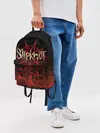 Рюкзак джинсовый / Слипкнот Гранж | Slipknot Grunge