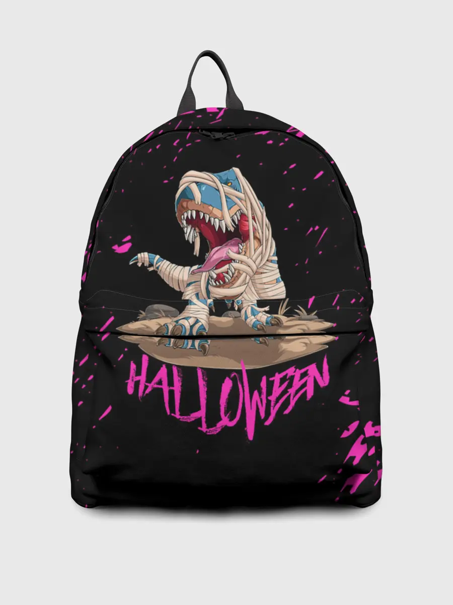 Рюкзак джинсовый / ДИНО МУМИЯ НА ХЭЛЛОУИН