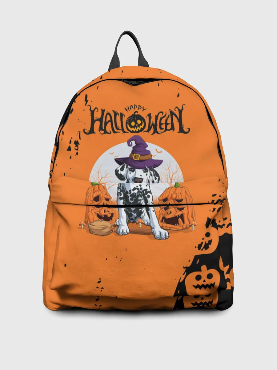 Рюкзак джинсовый / Далматинец в шляпе | Хэллоуин