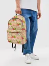 Рюкзак джинсовый / Яблоки паттерн