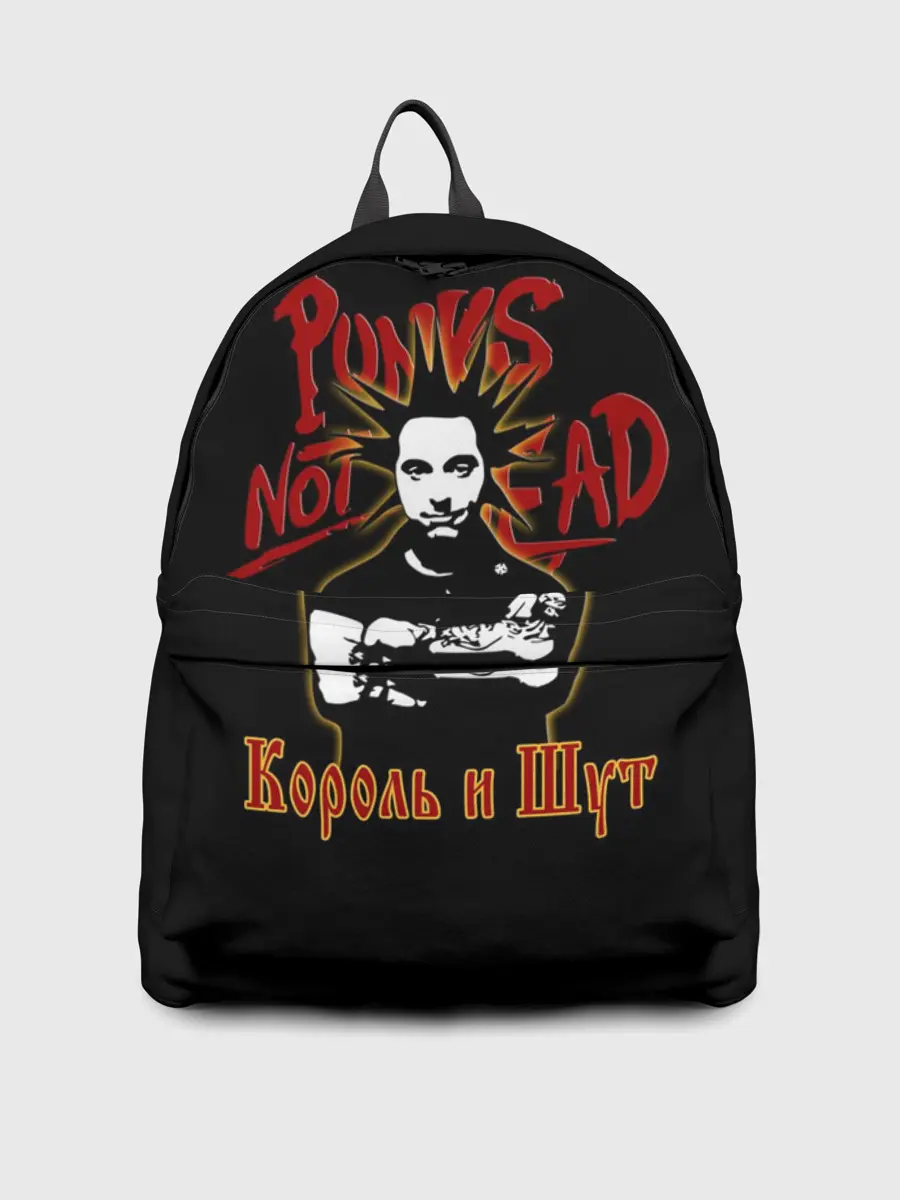 Рюкзак джинсовый / Punks Not Dead