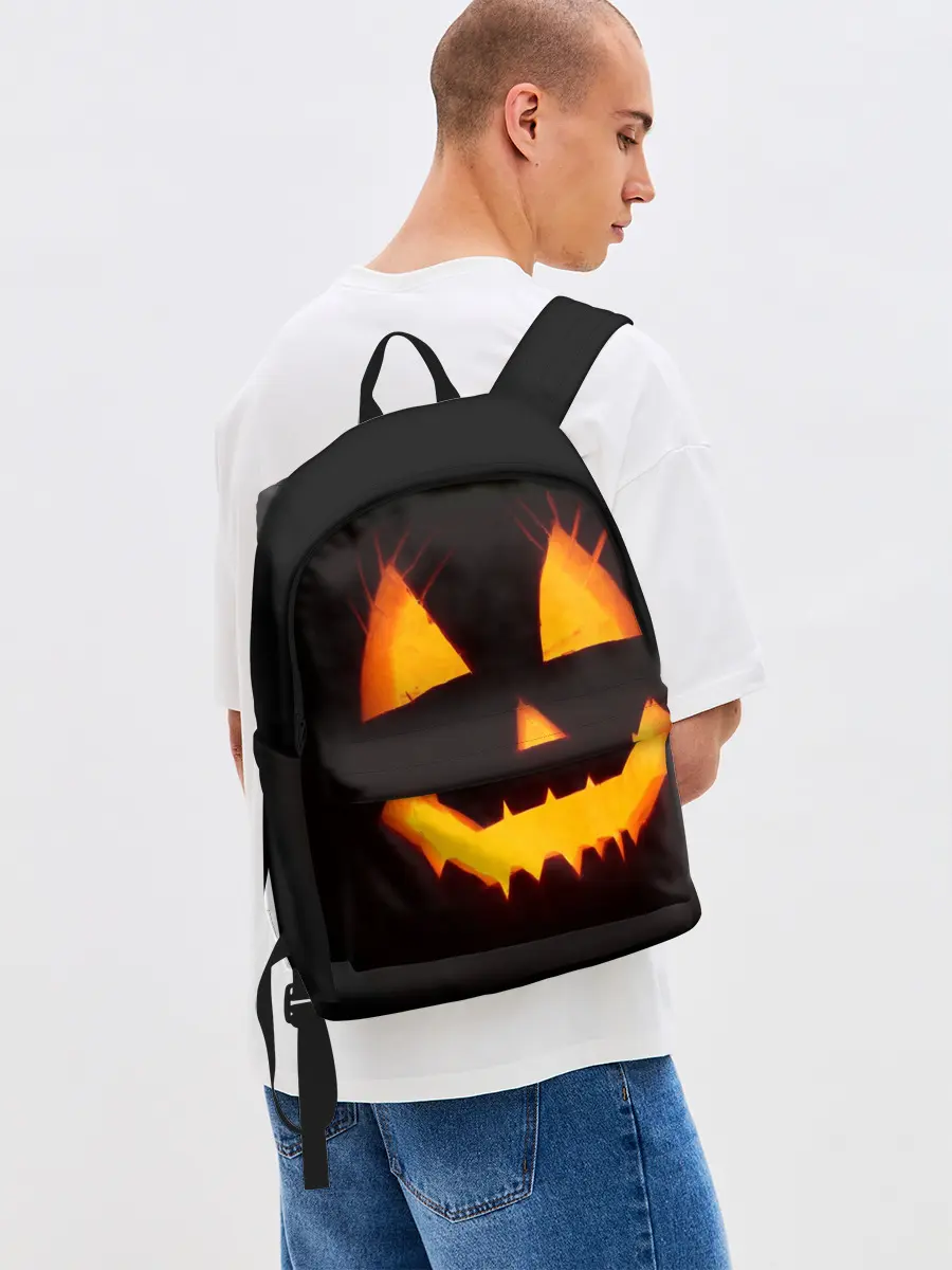 Рюкзак джинсовый / helloween | pumpkin jack