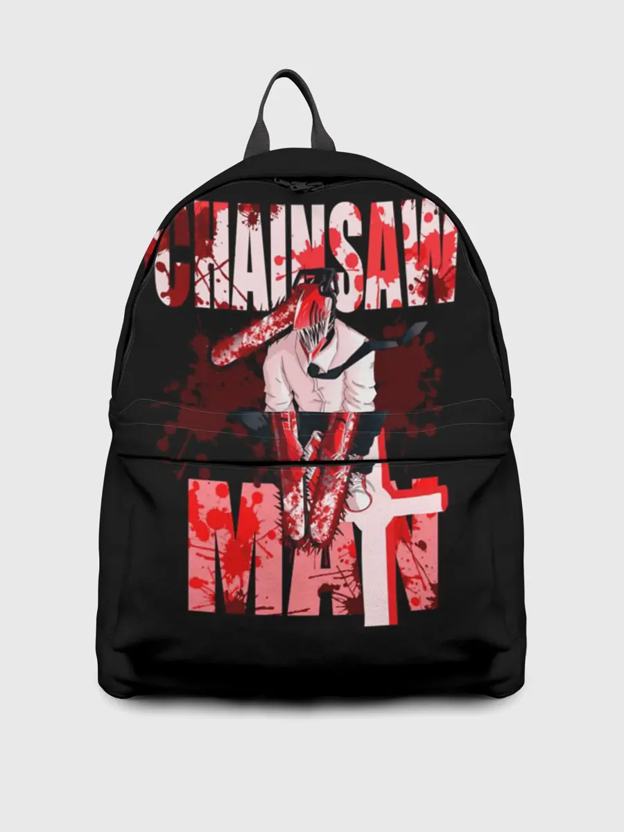 Рюкзак джинсовый / Chainsaw Man / Человек-бензопила