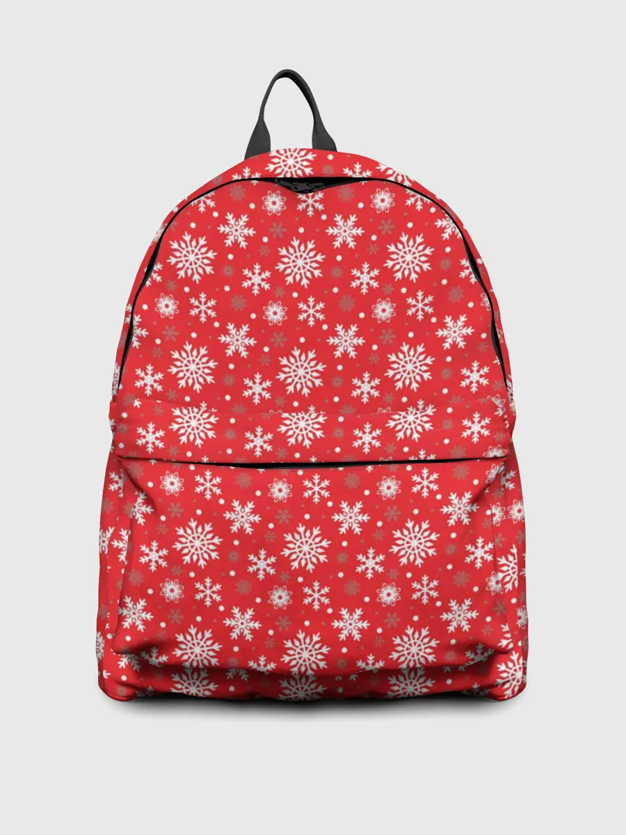 Рюкзак джинсовый / Снежинки