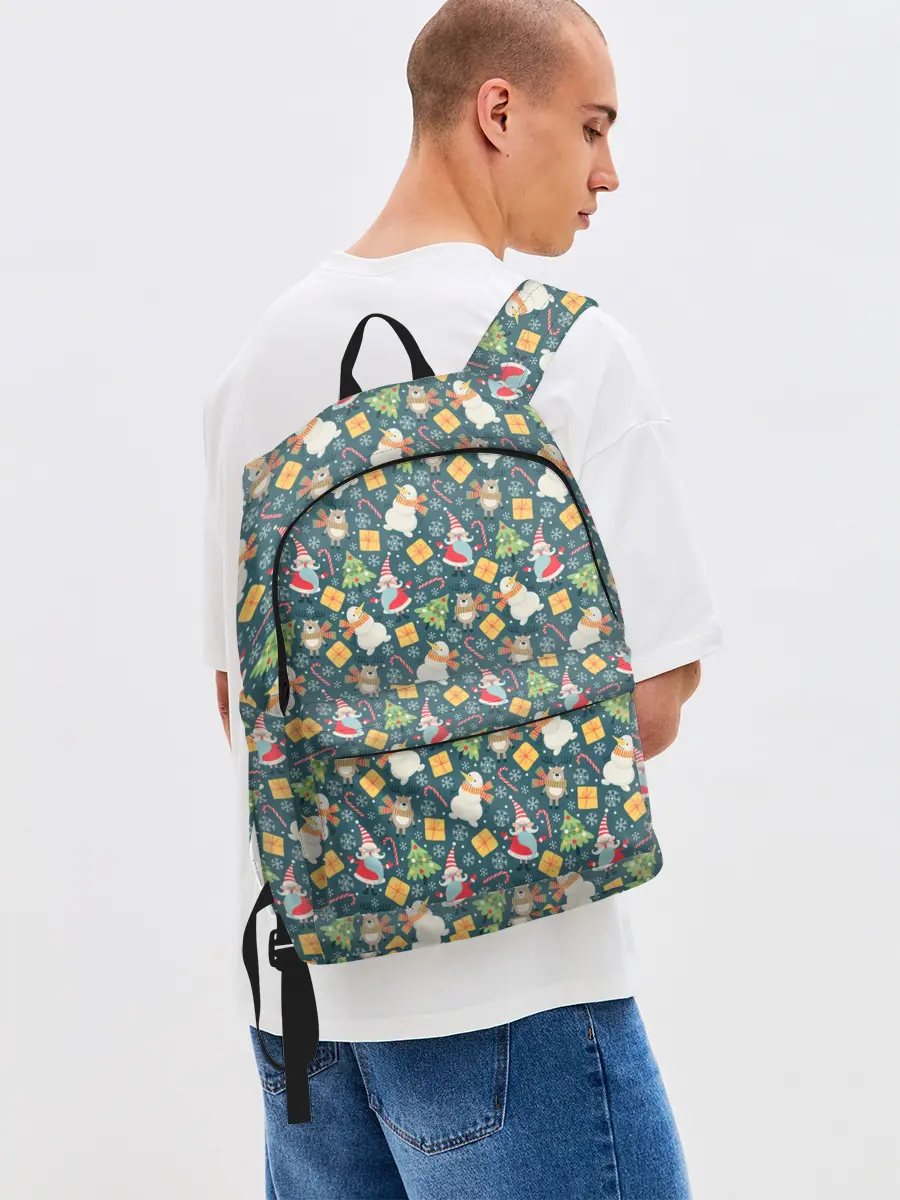 Рюкзак джинсовый / С Новым Годом