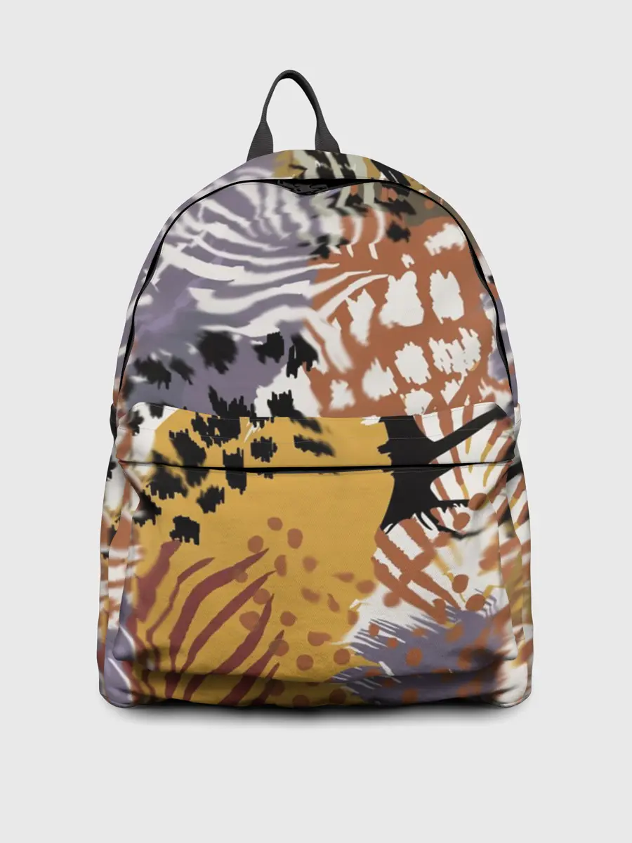 Рюкзак джинсовый / Зебра Пятнистая