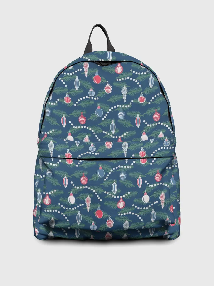 Рюкзак джинсовый / Новогодняя Ёлка