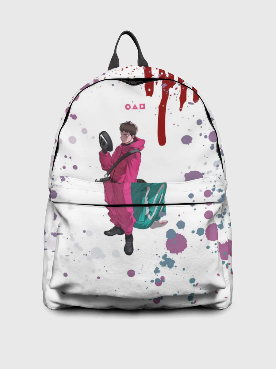 Рюкзак джинсовый / SQUID GAME | ИГРА В КАЛЬМАРА