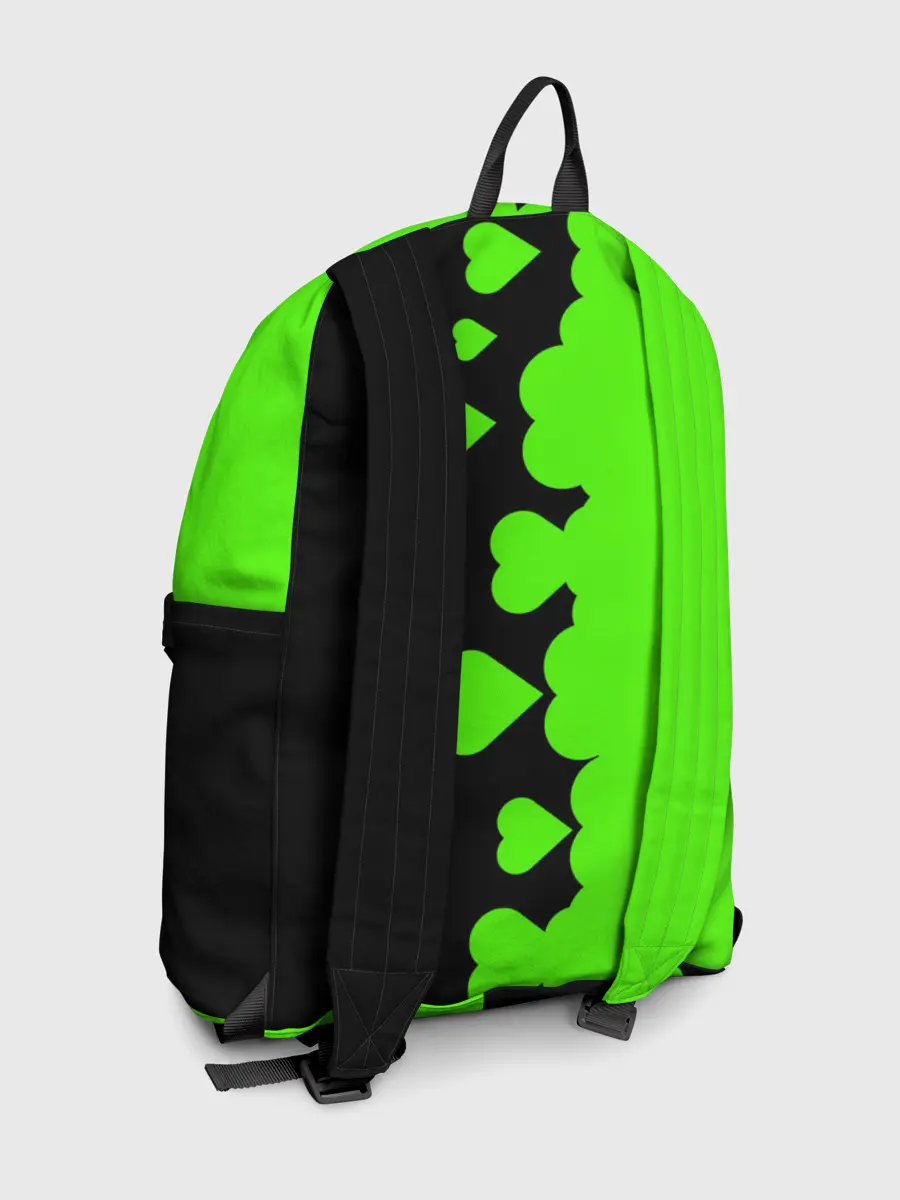 Рюкзак джинсовый / Любовь Эндермена и Крипера Майнкрафт