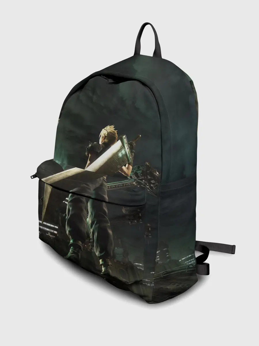 Рюкзак джинсовый / Клауд Страйф FF7