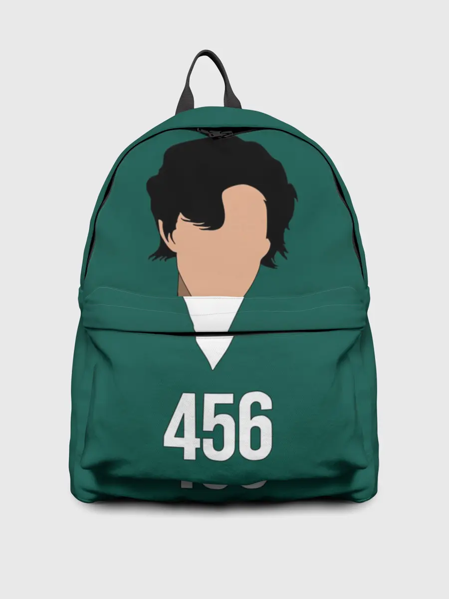 Рюкзак джинсовый / Номер 456 || Игра в кальмара