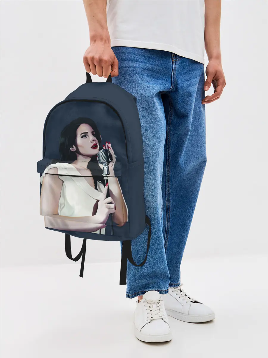 Рюкзак джинсовый / Лана с микрофоном