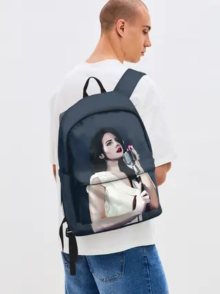 Рюкзак джинсовый / Лана с микрофоном