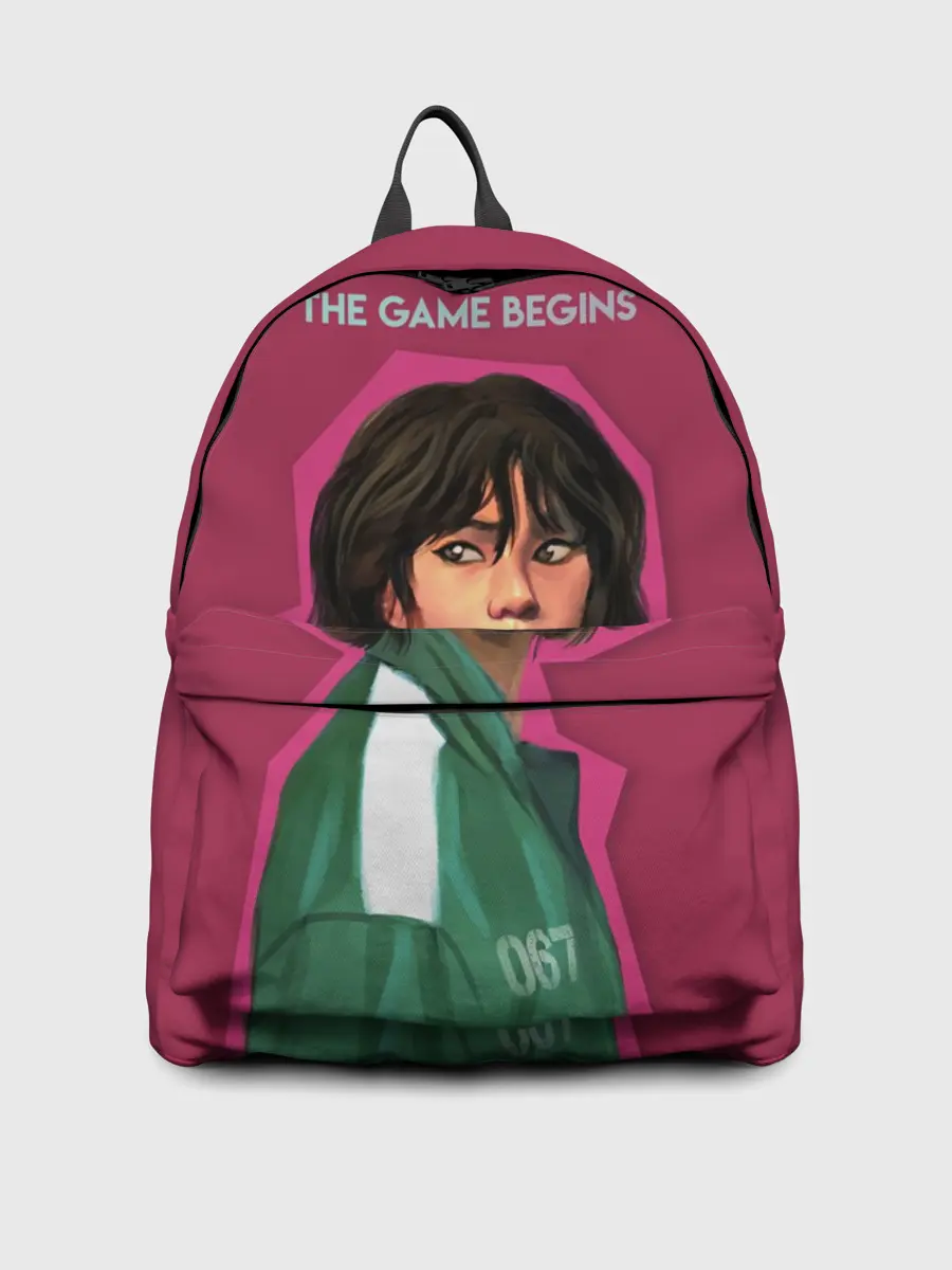 Рюкзак джинсовый / Игрок Ojingeo geim.