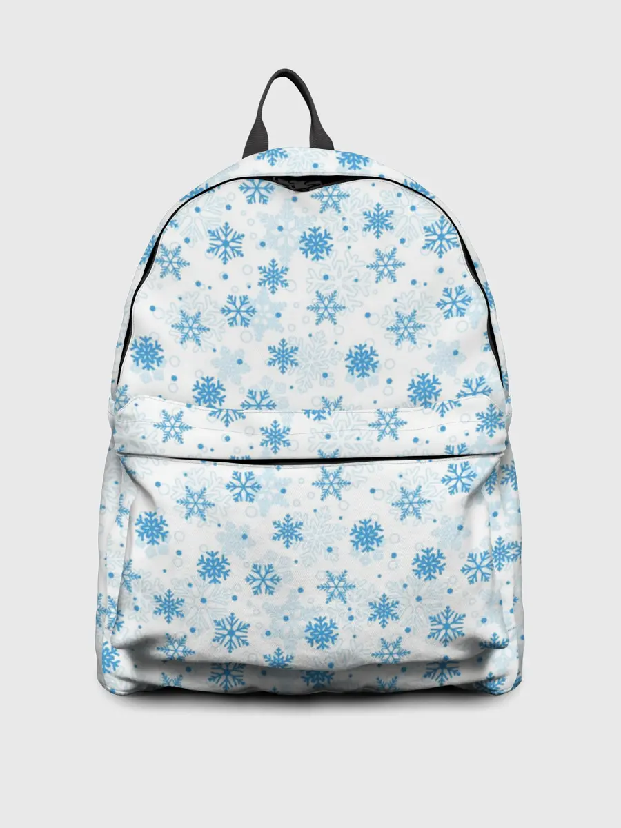 Рюкзак джинсовый / Снежинки