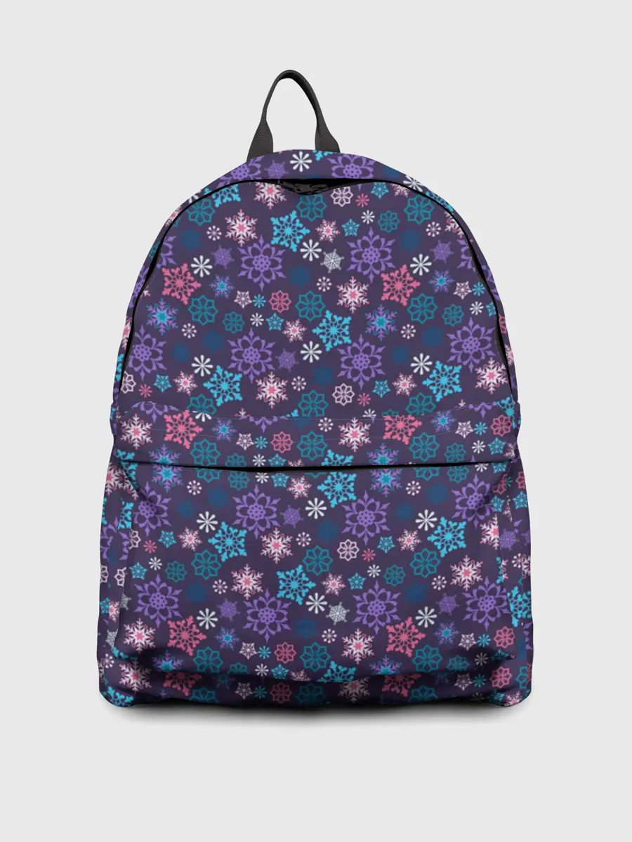 Рюкзак джинсовый / Снежные Узоры