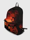 Рюкзак джинсовый / Красная луна на Хэллоуин