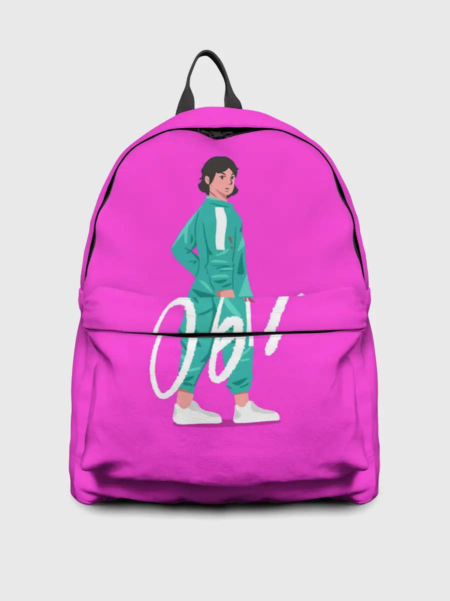 Рюкзак джинсовый / Игрок в кальмара 067