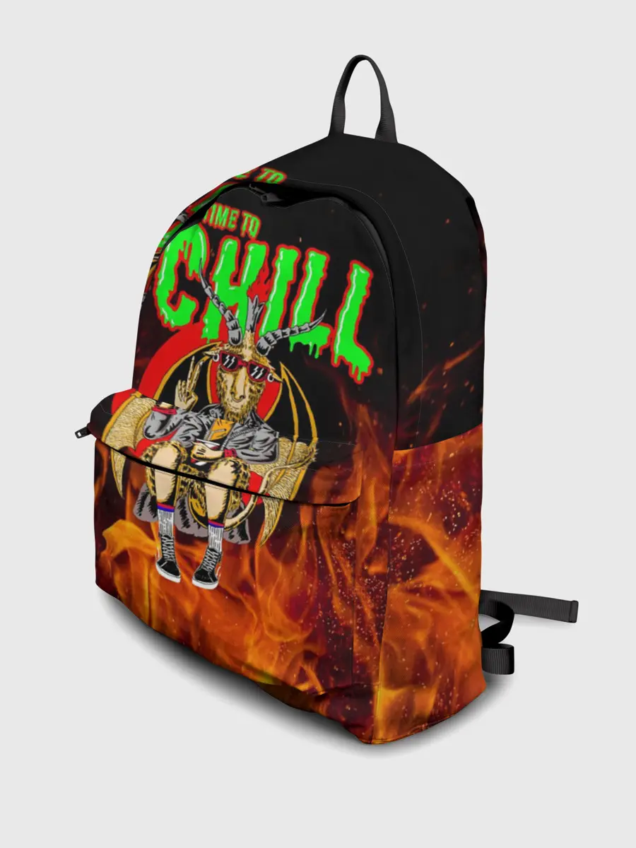 Рюкзак джинсовый / Time to chill in fire