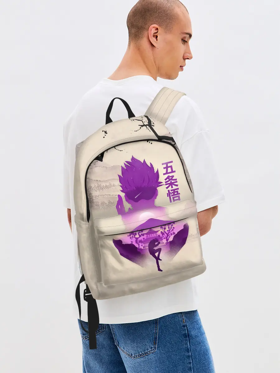 Рюкзак джинсовый / Сатору Годжо японский стиль