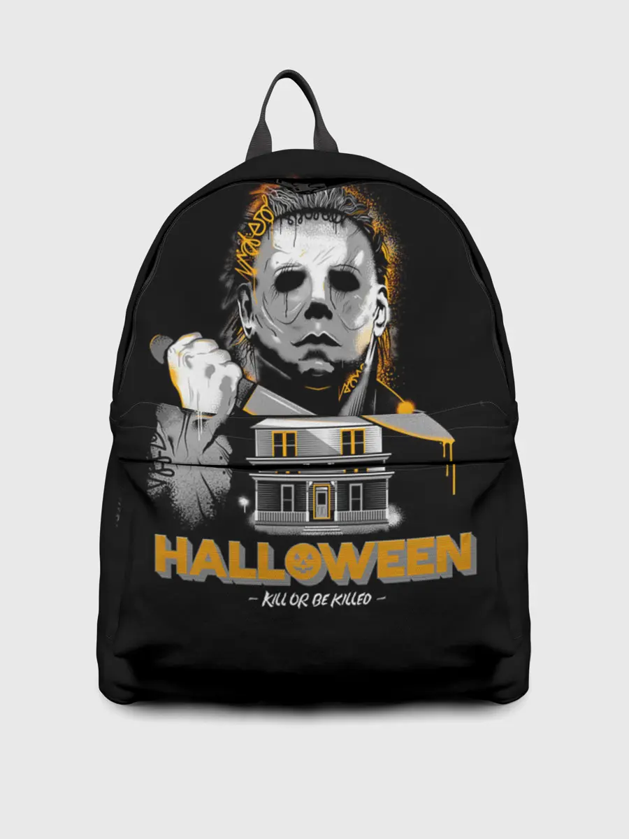 Рюкзак джинсовый / Маньяк с большим ножом