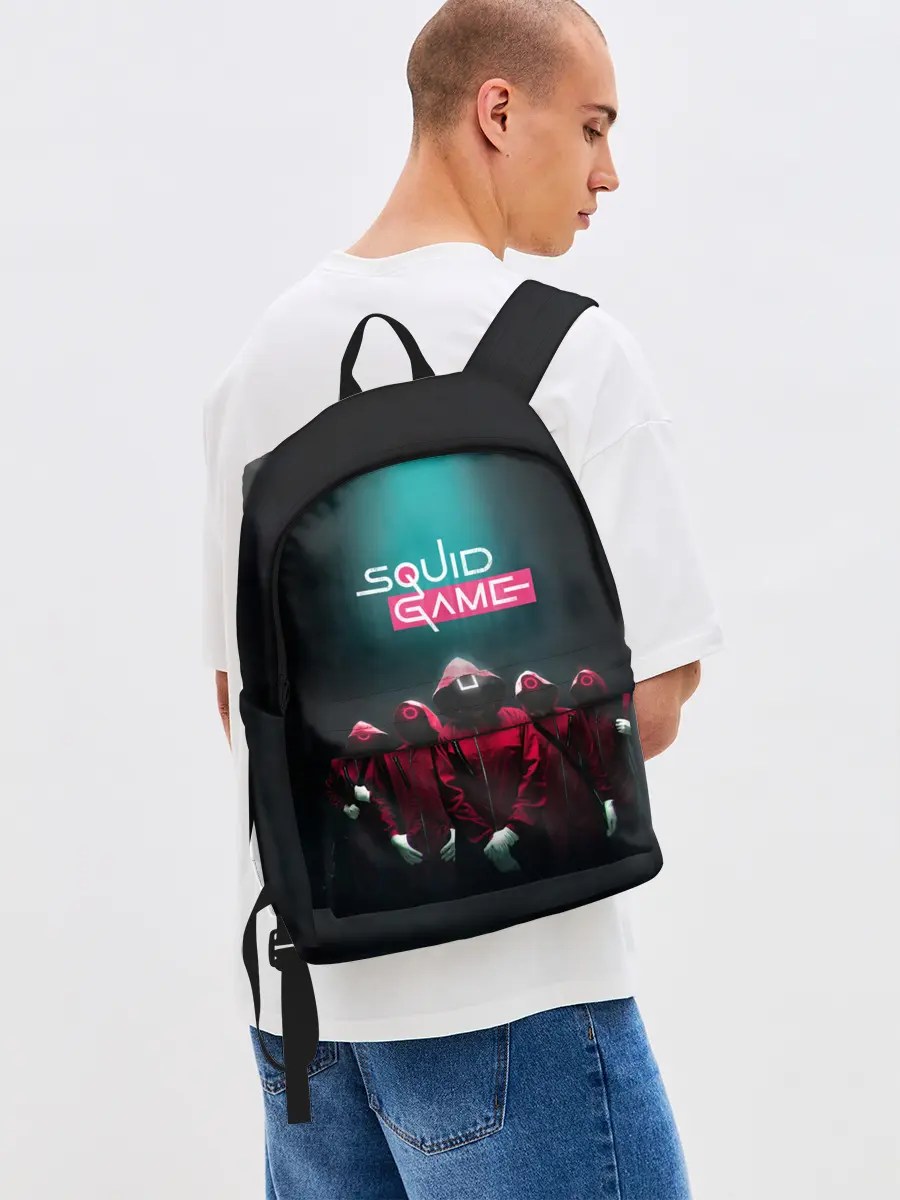 Рюкзак джинсовый / Беспощадный Кальмар