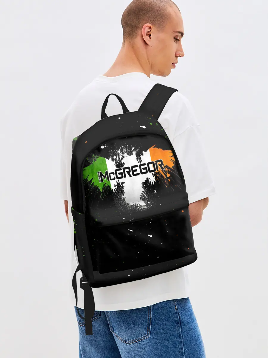 Рюкзак джинсовый / Ирландский орел Конор МакГрегор