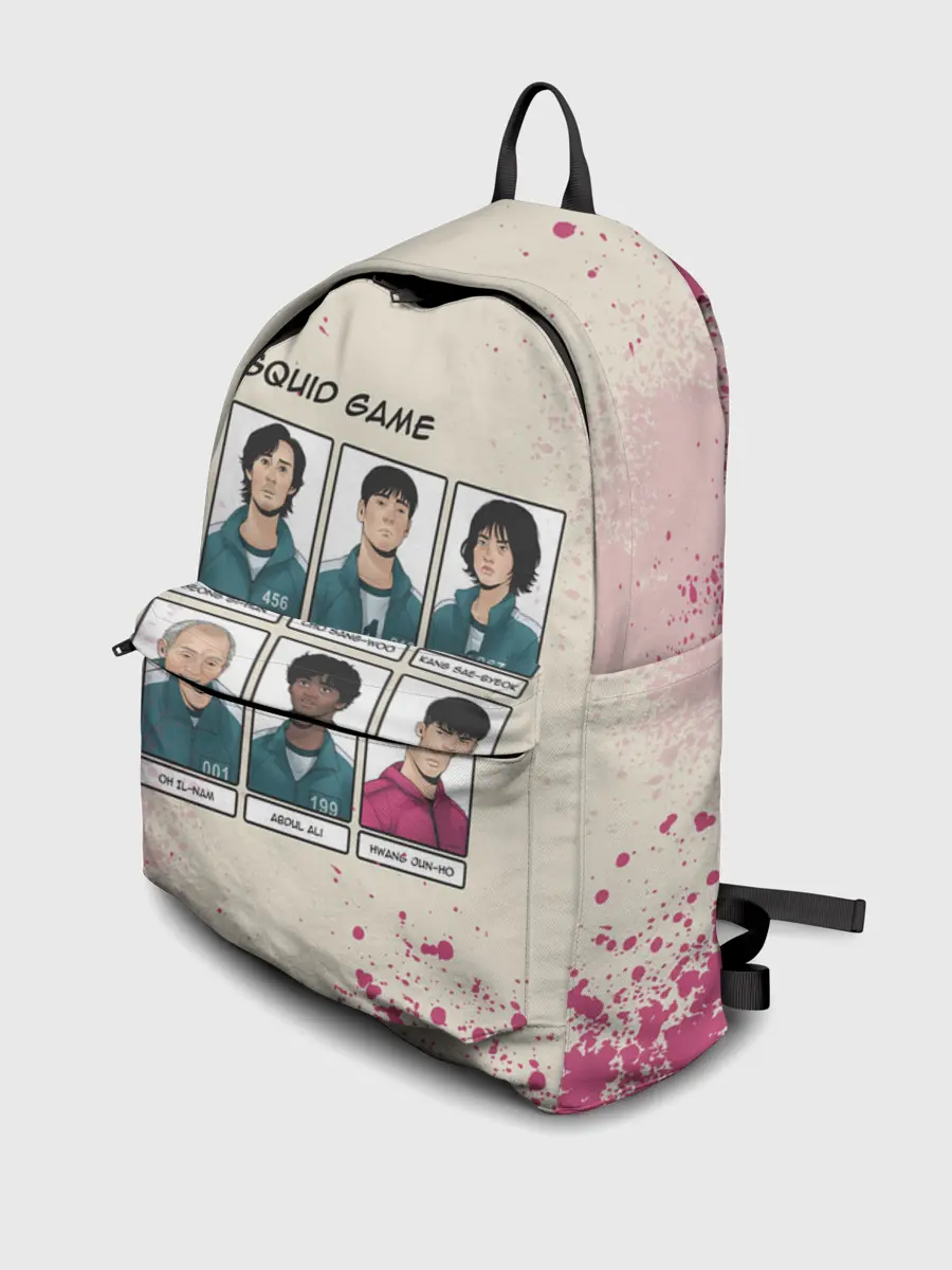 Рюкзак джинсовый / ГЛАВНЫЕ ГЕРОИ | ИГРА В КАЛЬМАРА