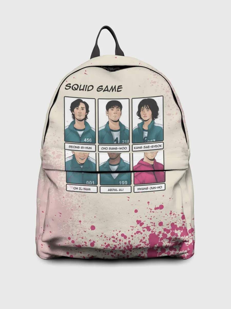 Рюкзак джинсовый / ГЛАВНЫЕ ГЕРОИ | ИГРА В КАЛЬМАРА