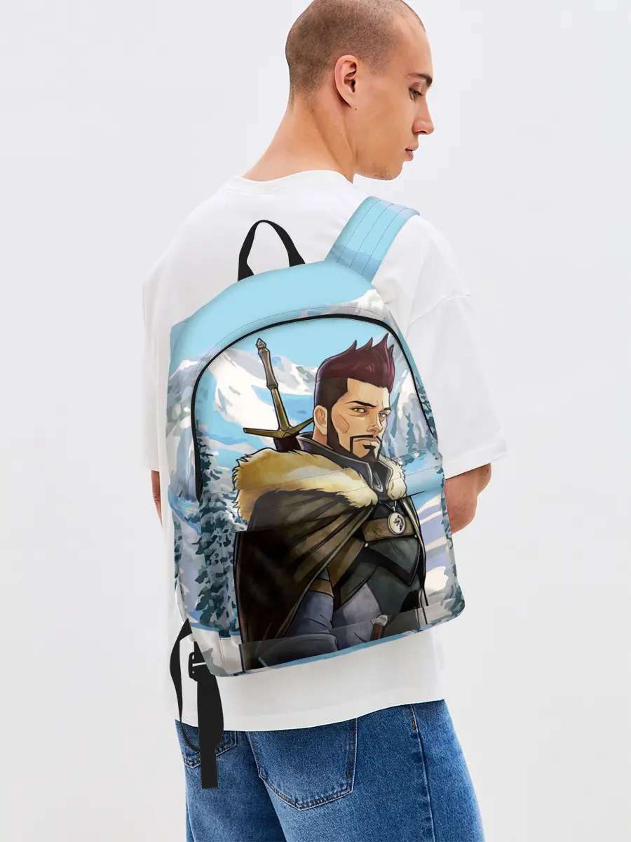 Рюкзак джинсовый / Весемир, Ведьмак