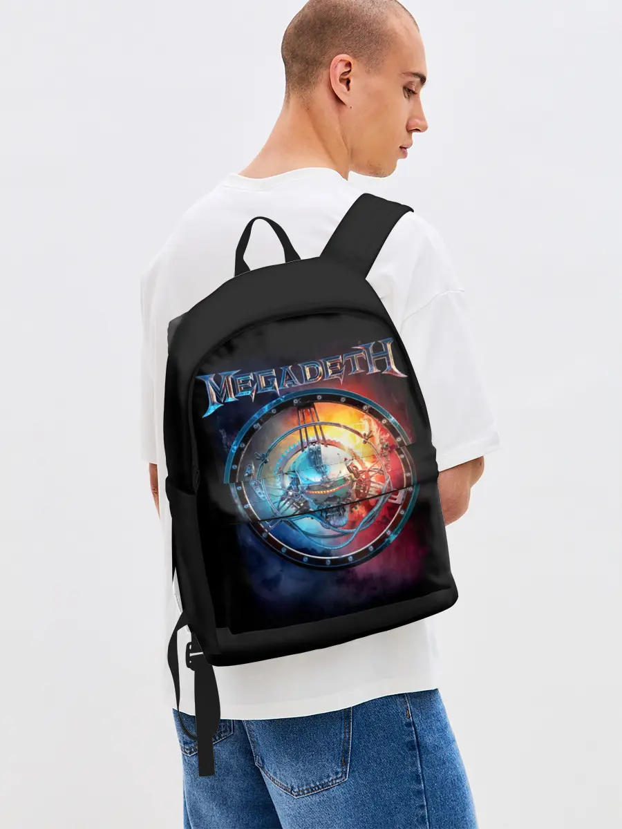 Рюкзак джинсовый / Megadeth, Super Collider