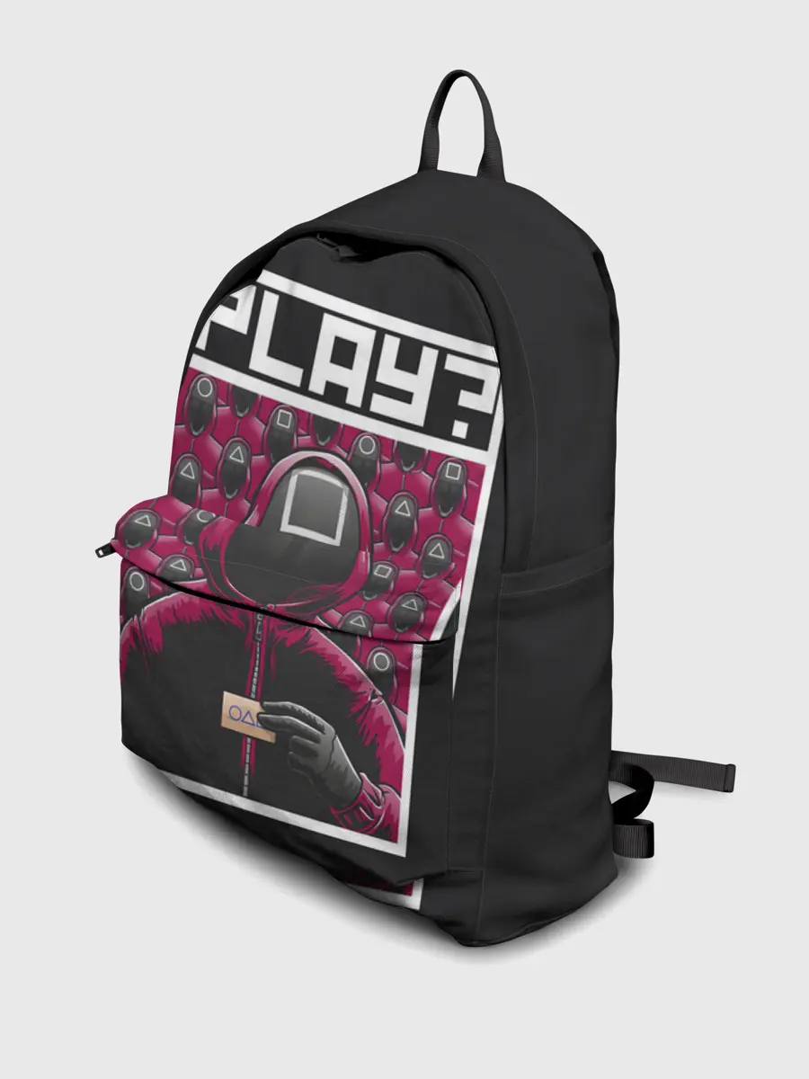 Рюкзак джинсовый / Поиграем в Кальмара?