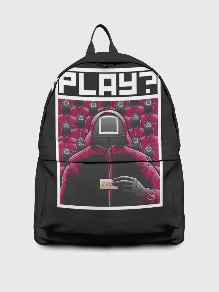 Рюкзак джинсовый / Поиграем в Кальмара?