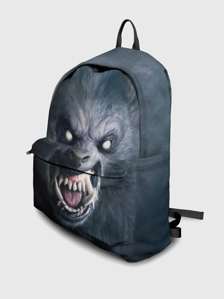 Рюкзак джинсовый / ВОЛК-ОБОРОТЕНЬ