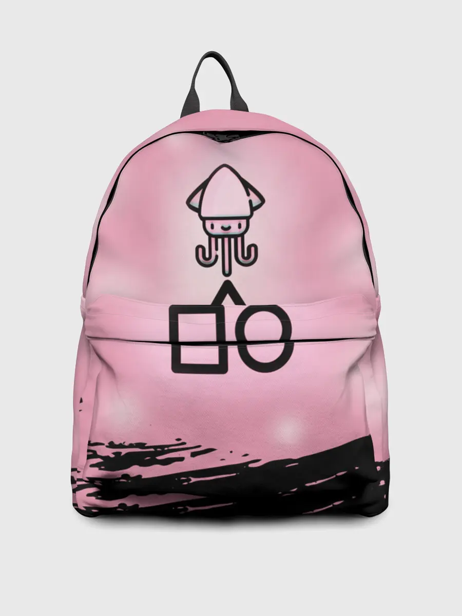 Рюкзак джинсовый / МИЛЫЙ КАЛЬМАР | ТРЕУГОЛЬНИК КВАДРАТ КРУГ