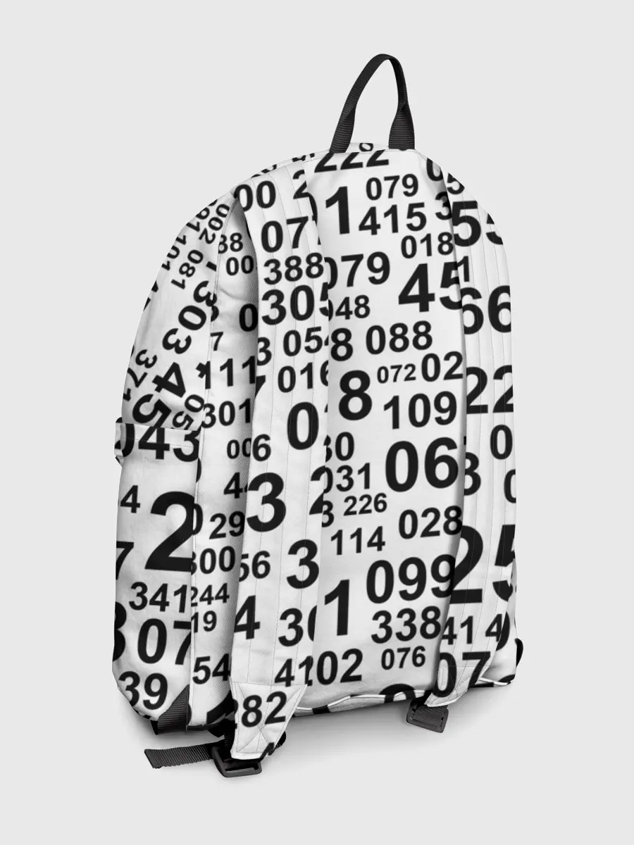 Рюкзак джинсовый / ИГРА В КАЛЬМАРА, ЧИСЛА ИГРОКОВ