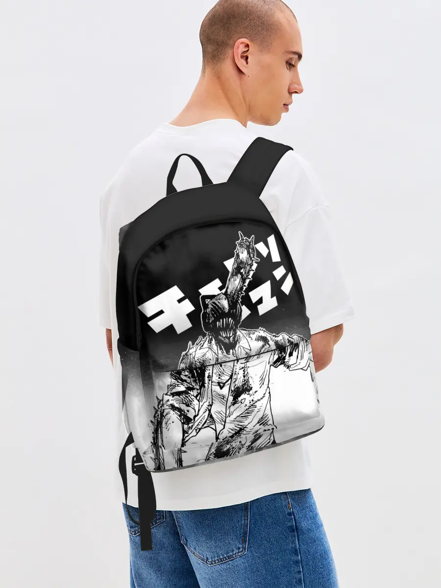 Рюкзак джинсовый / Человек-бензопила