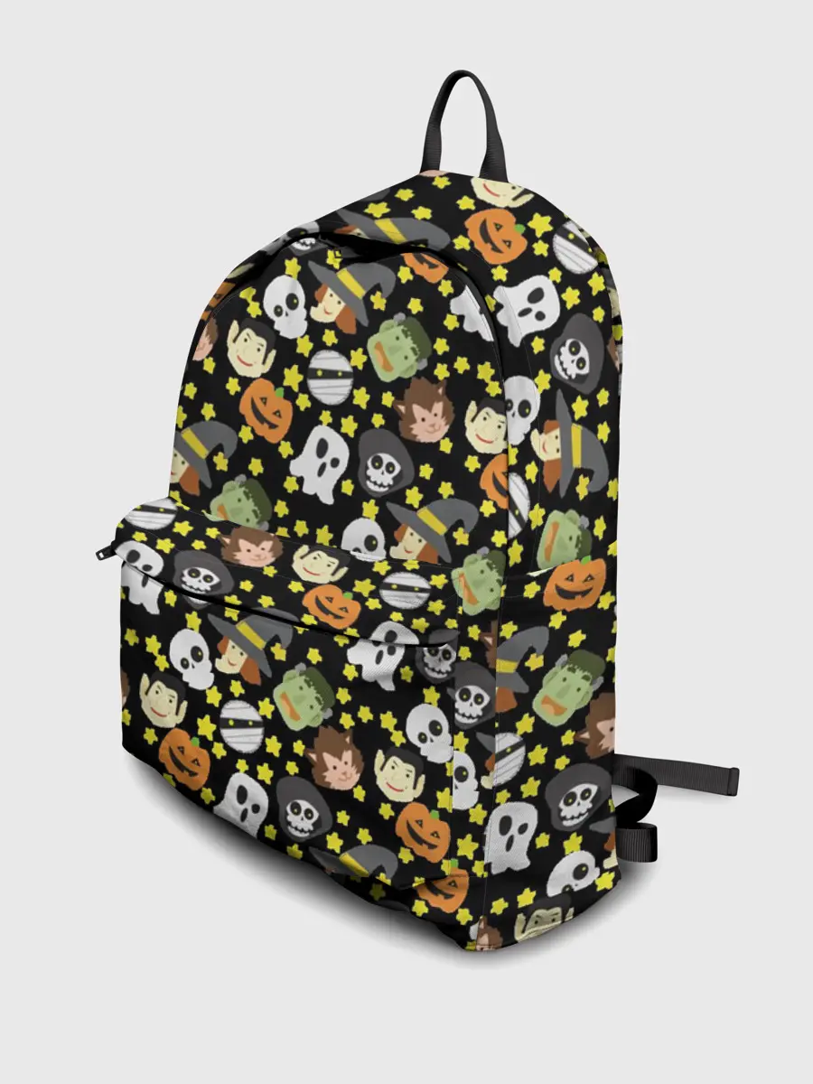 Рюкзак джинсовый / персонажи и хэллоуин