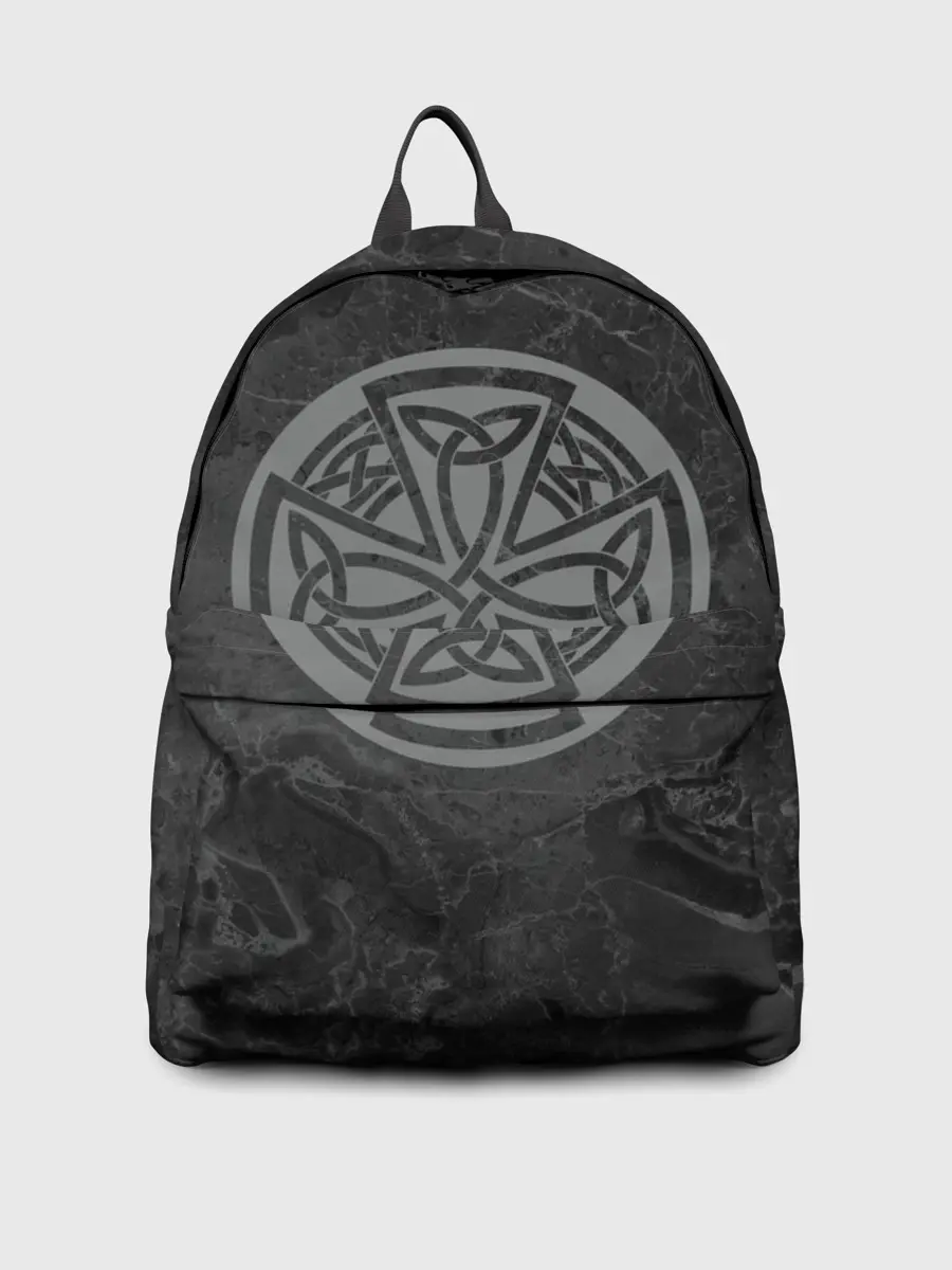 Рюкзак джинсовый / Кельтский крест стилизованный