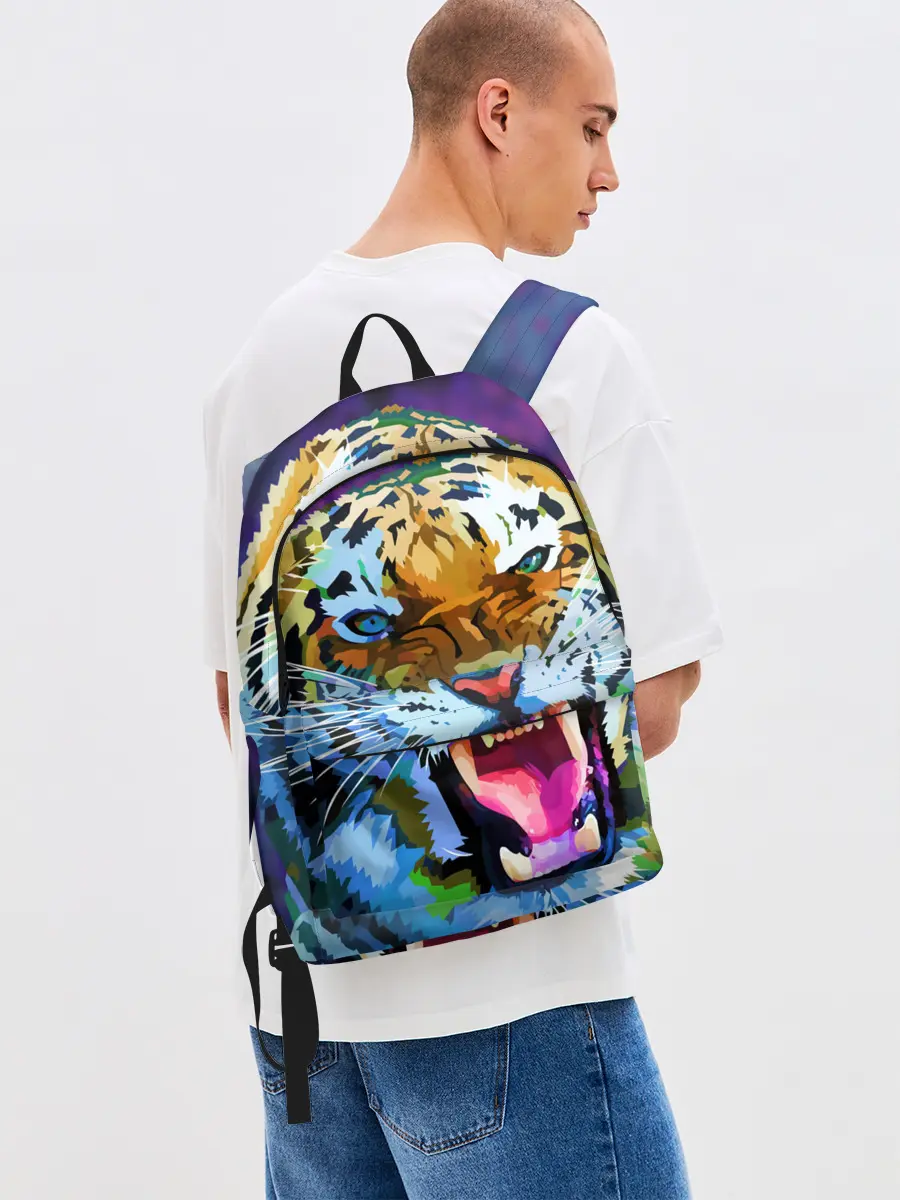 Рюкзак джинсовый / Рычащий Шархан