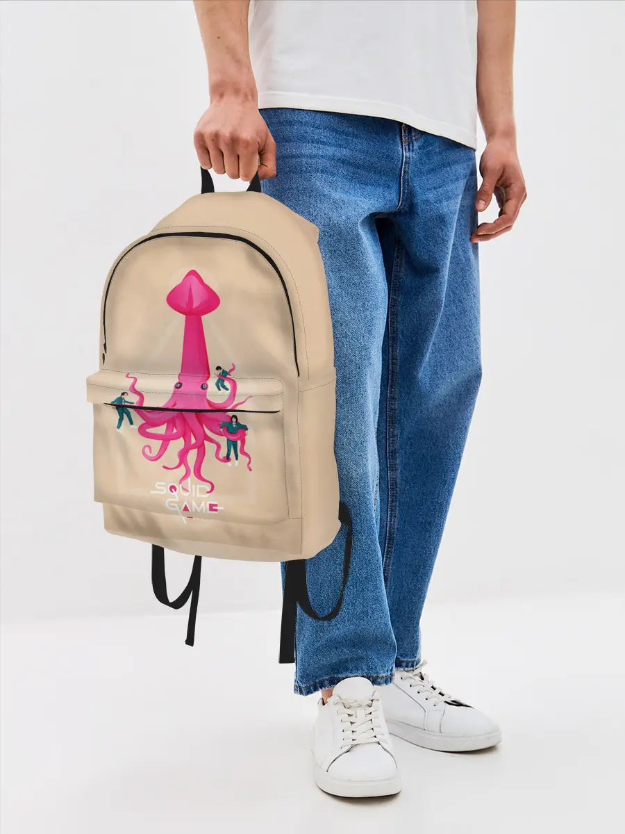 Рюкзак джинсовый / В плену у Кальмара