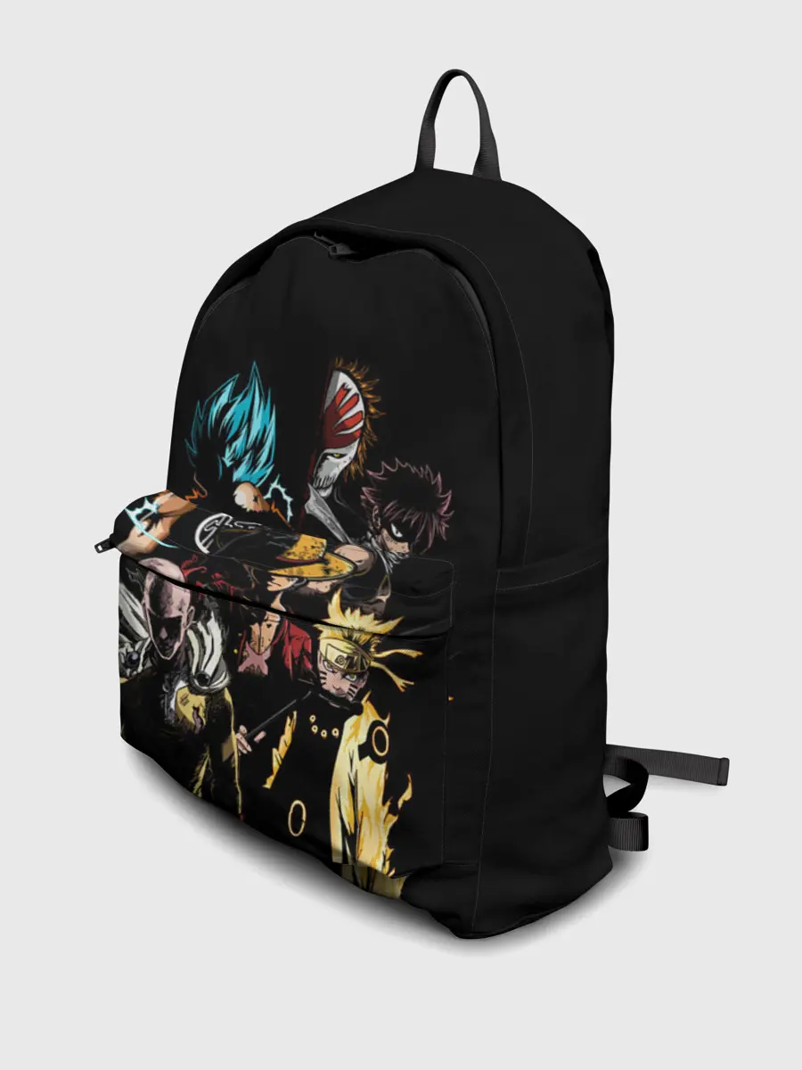 Рюкзак джинсовый / КУЛЬТОВЫЕ АНИМЕ ГЕРОИ