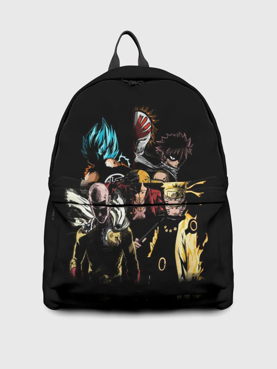 Рюкзак джинсовый / КУЛЬТОВЫЕ АНИМЕ ГЕРОИ