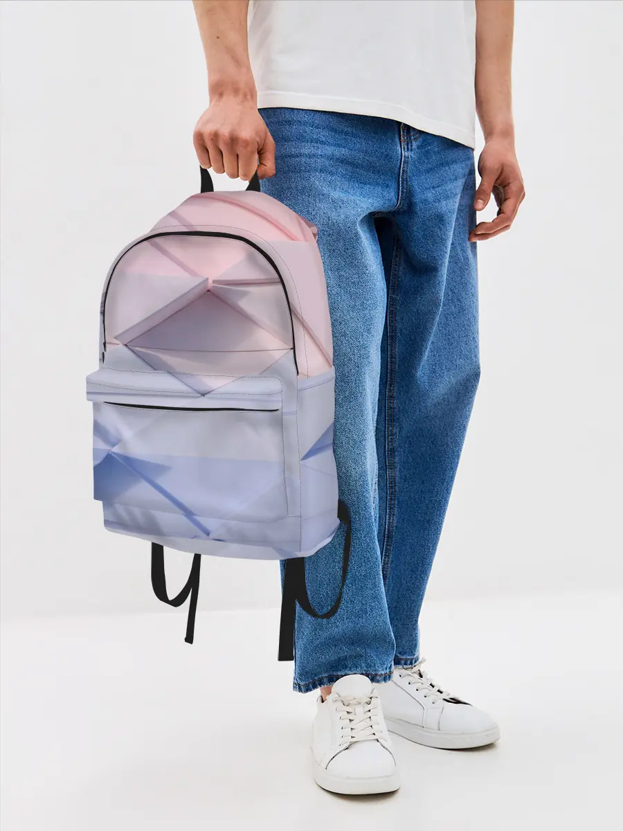 Рюкзак джинсовый / треугольники для тебя