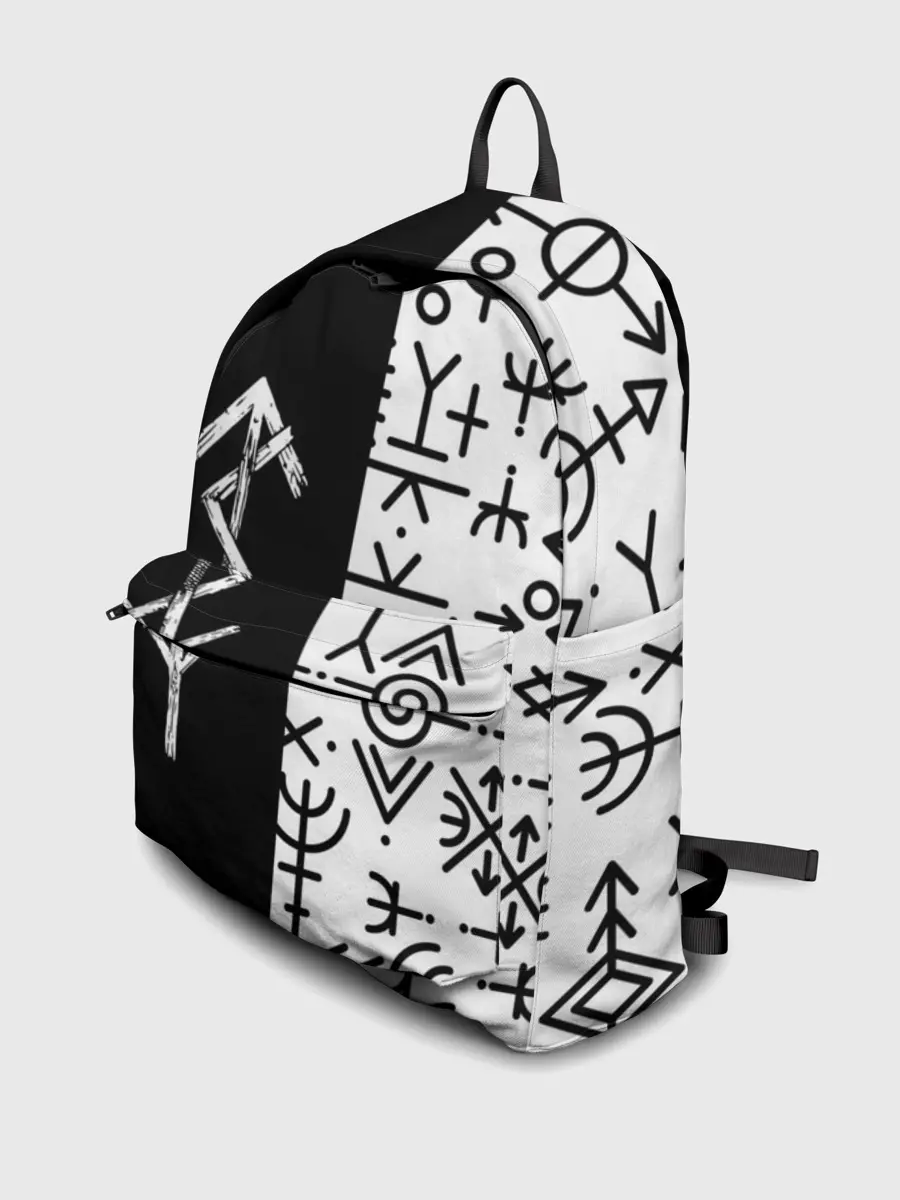 Рюкзак джинсовый / ПАТТЕРН РУНЫ | RUNES