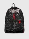 Рюкзак джинсовый / Slipknot Rock | Слипкнот Музыка Рок Гранж