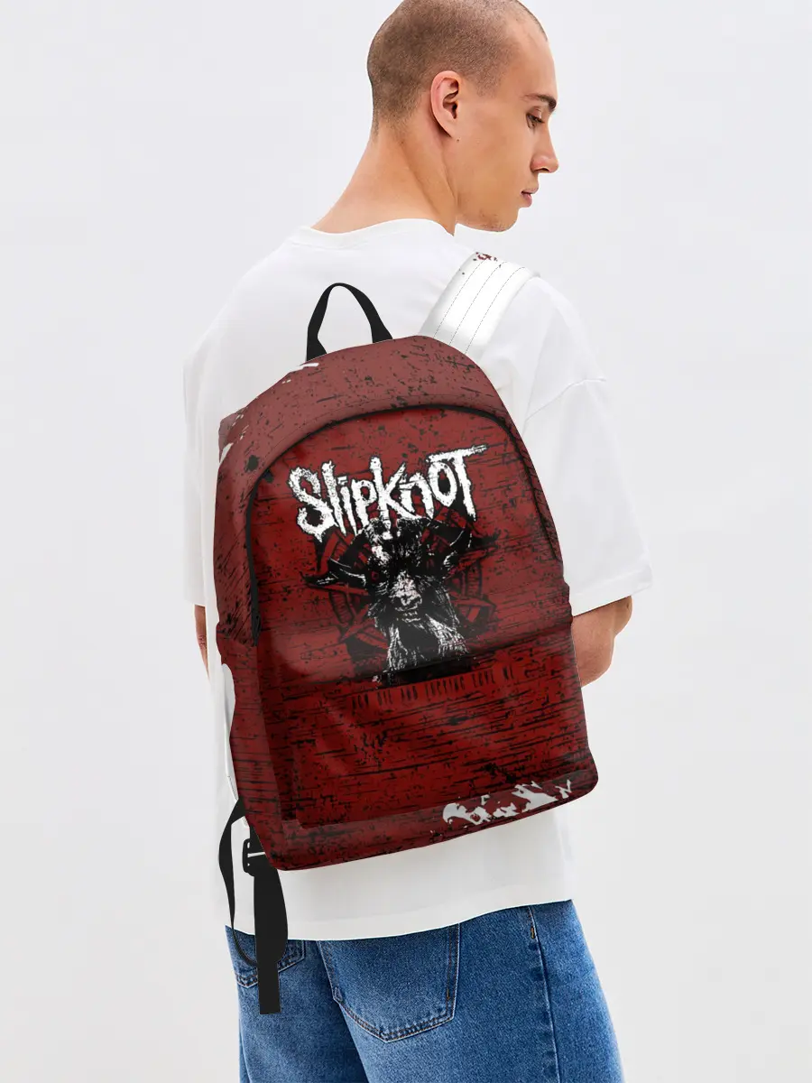 Рюкзак джинсовый / Слипкнот Гранж | Slipknot Rock Goat