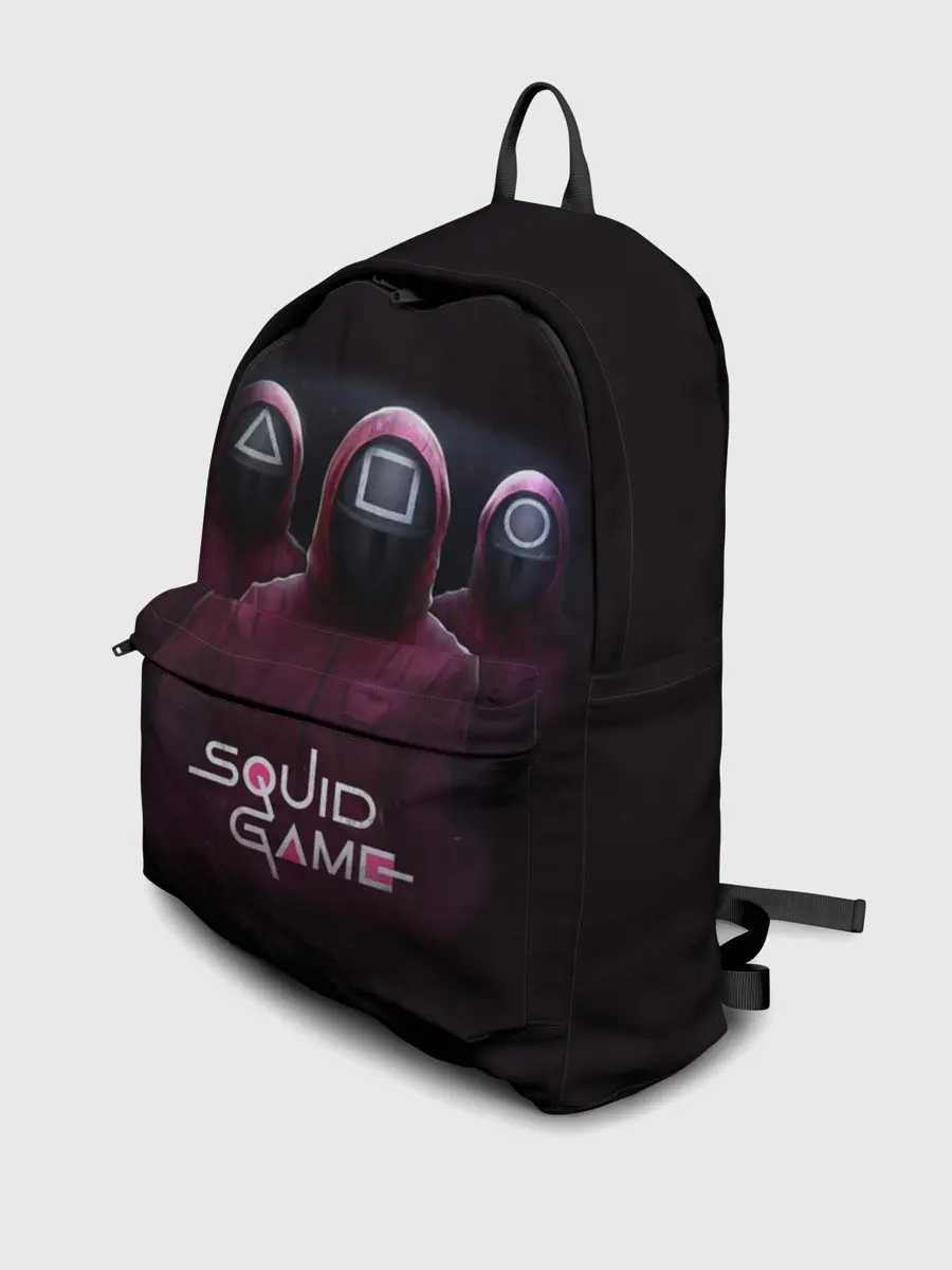 Рюкзак джинсовый / SQUID GAME | ИГРА В КАЛЬМАРА СОТРУДНИКИ
