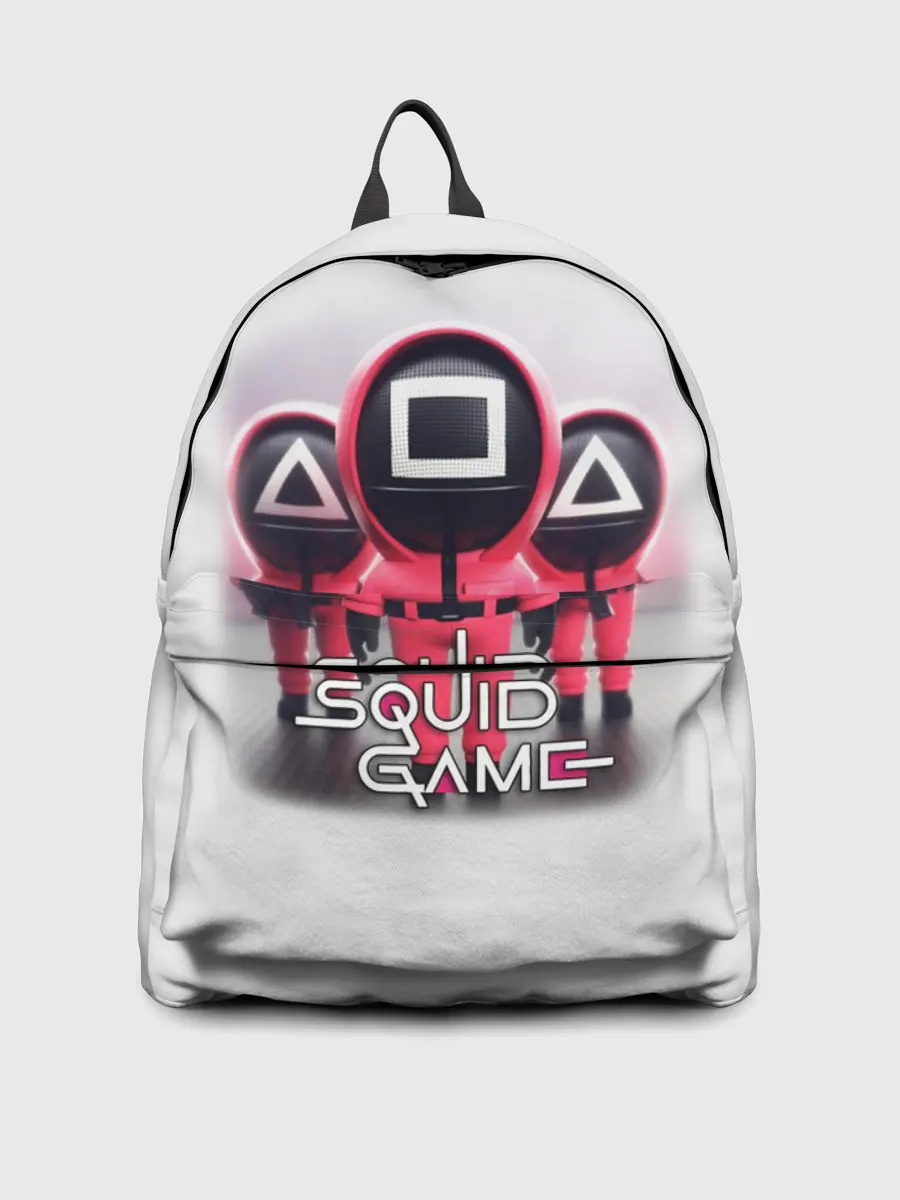 Рюкзак джинсовый / SQUID GAME СОТРУДНИКИ | ИГРА В КАЛЬМАРА